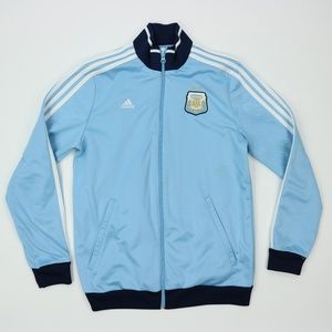 Adidas Messi Youth Argentina Full Zip Jacket Sz XL